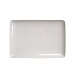 6 assiettes à dessert rectangulaires Modulo Blanc 26 x 18 cm Guy Degrenne
